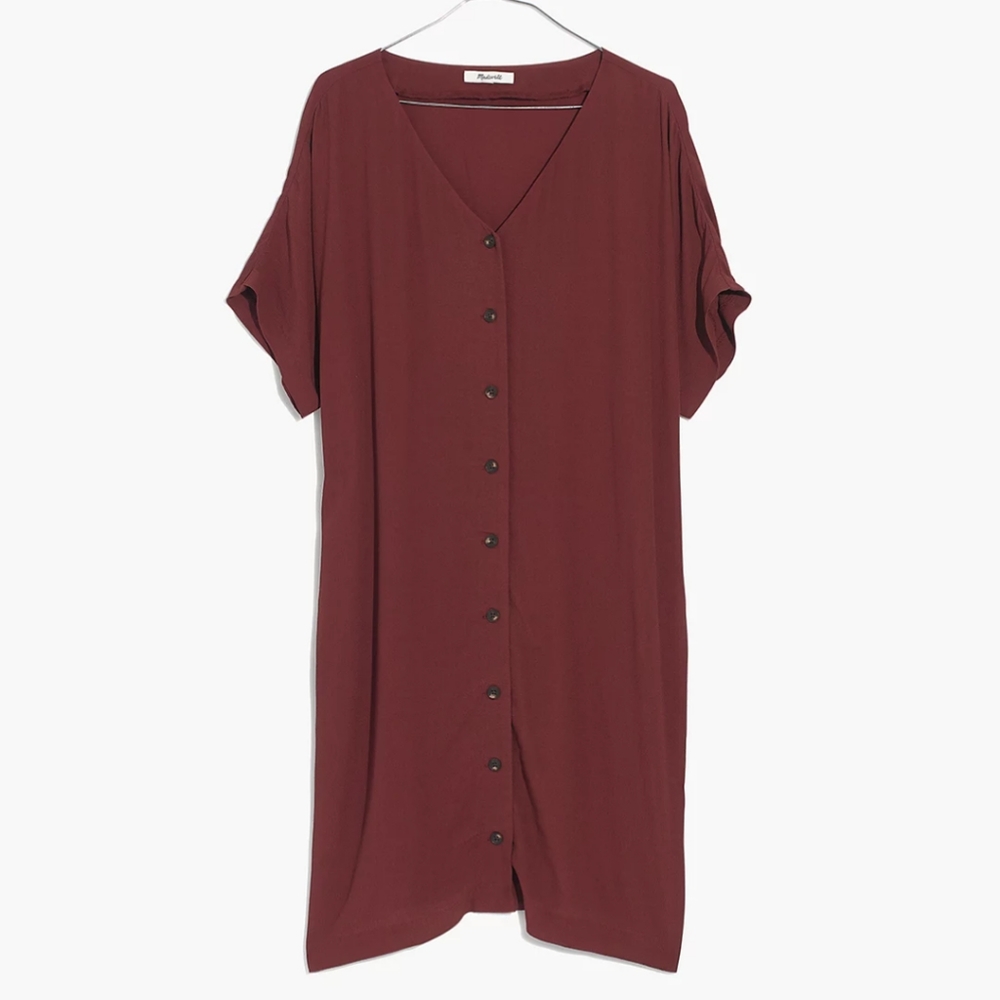 Madewell Button-Front Easy Dress